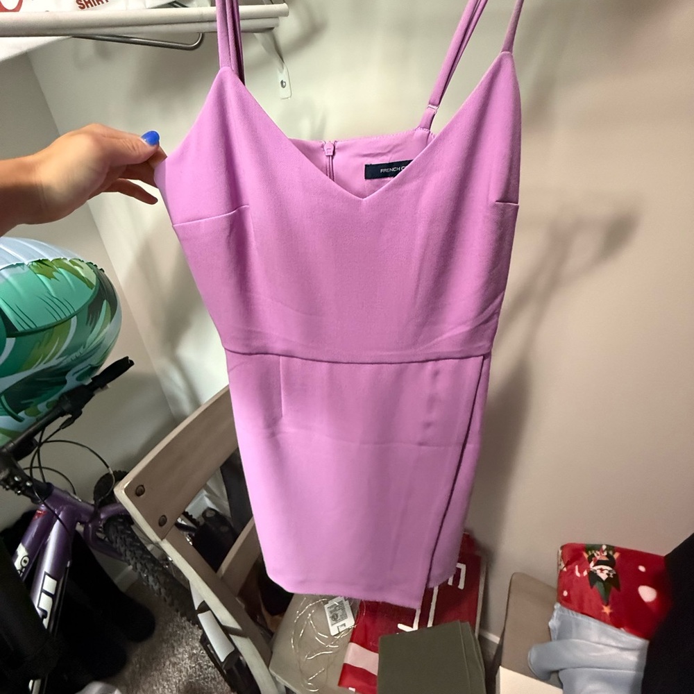 French Connection Lavender Strappy Dress